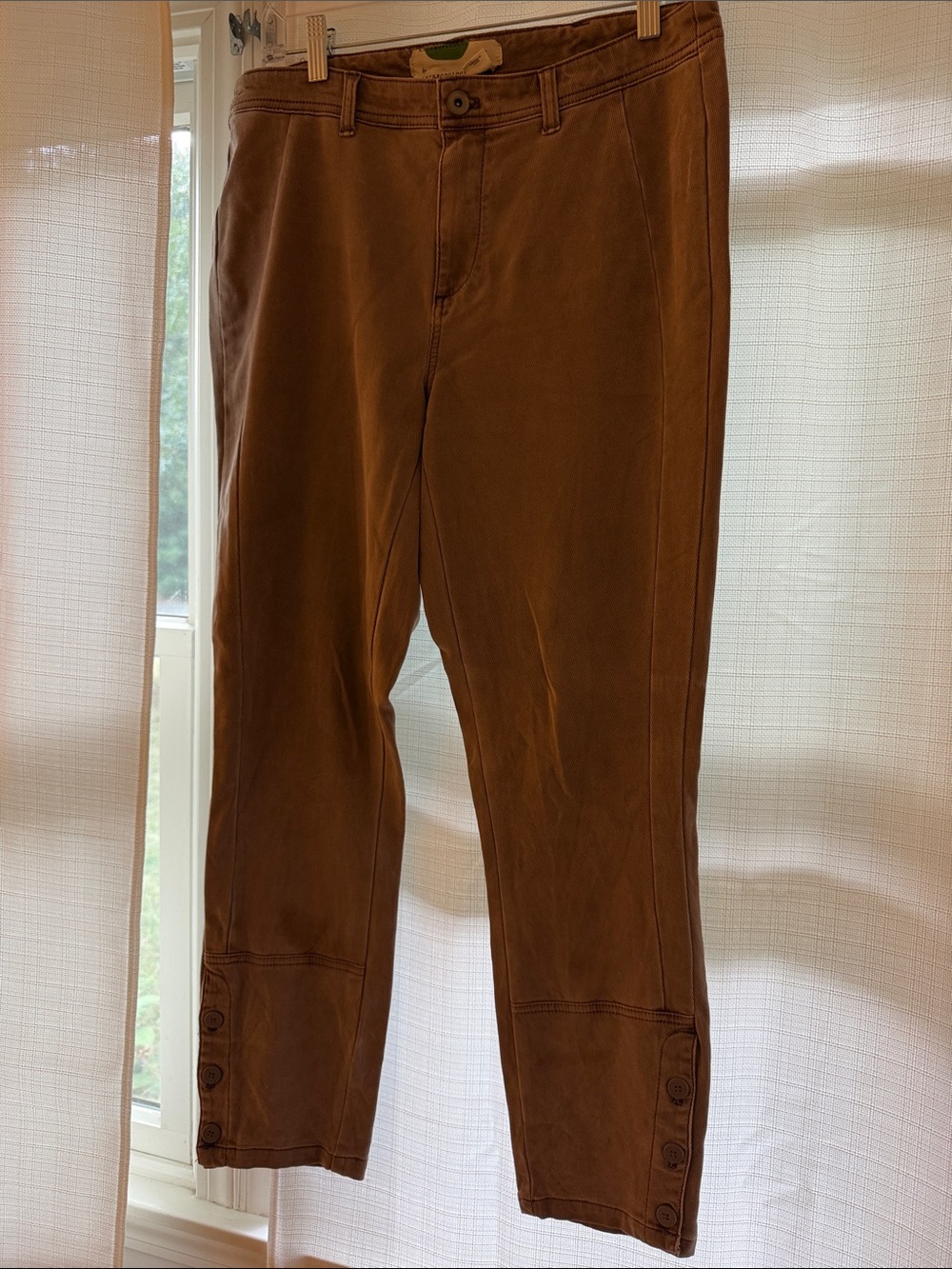 Anthropologie Men's Rust Brown Chino Pants
